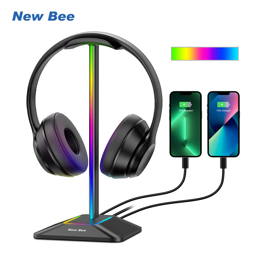 Headset Stand - Nieuwe Bee Z8 RGB-hoofdtelefoonstandaardhouder met 2