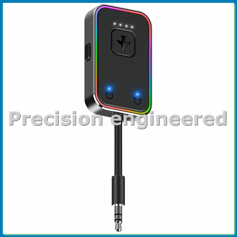 Headset Stand - Metalen draadloze 5.3 Bluetooth-zender ondersteunt dubbele
