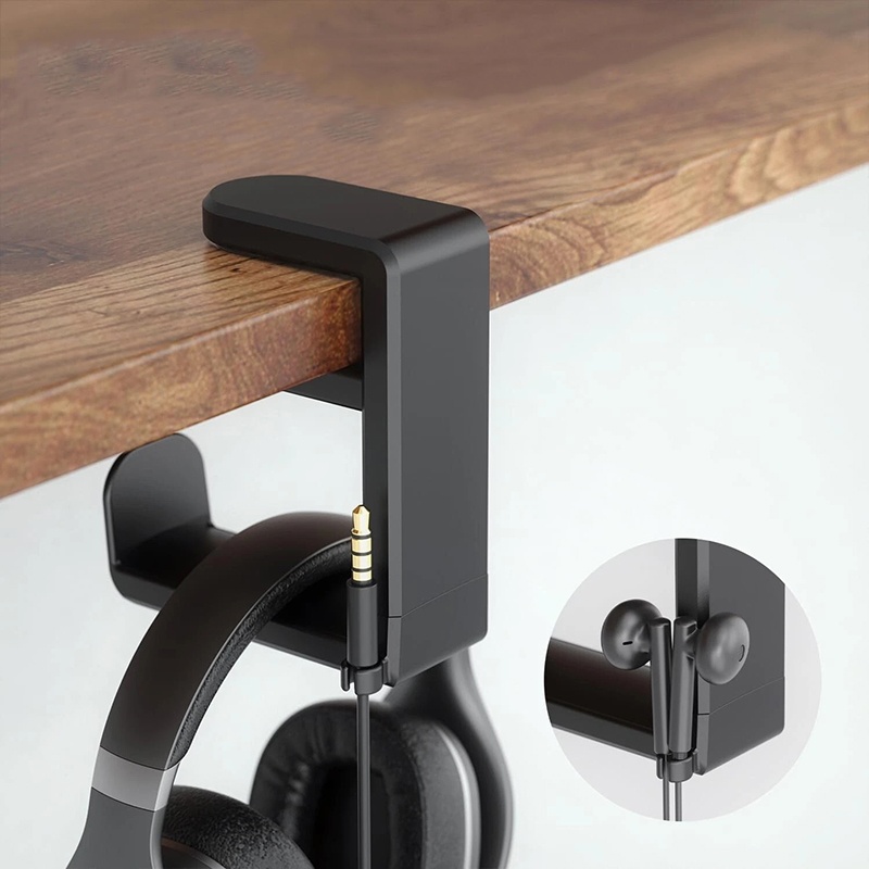 Headset Stand - Universele Desktop 360 ° Draaibare hoofdtelefoonstandaard