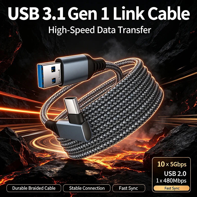 USB A naar Type-C Verbindingsk - Pc Gaming Vr Headset recensie en prijs