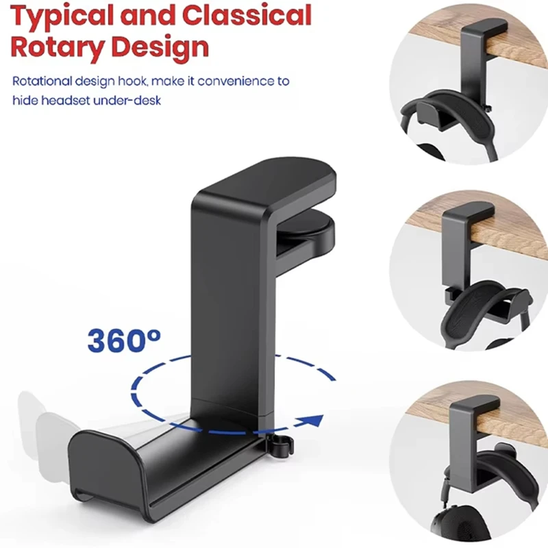 Geen-punch-tafelklemhaak hoofd - Headset Stand recensie en prijs