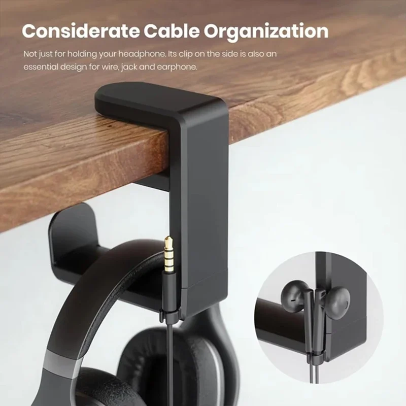 Geen-punch-tafelklemhaak hoofd - Headset Stand recensie en prijs