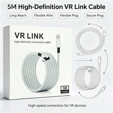 5 meter lange, draaibare VR-ka - Pc Gaming Vr Headset recensie en prijs
