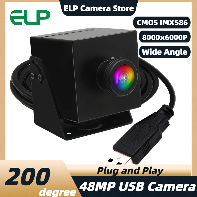 ELP 48MP 8K Ultra HD USB-camer - Webcam 4K recensie en prijs