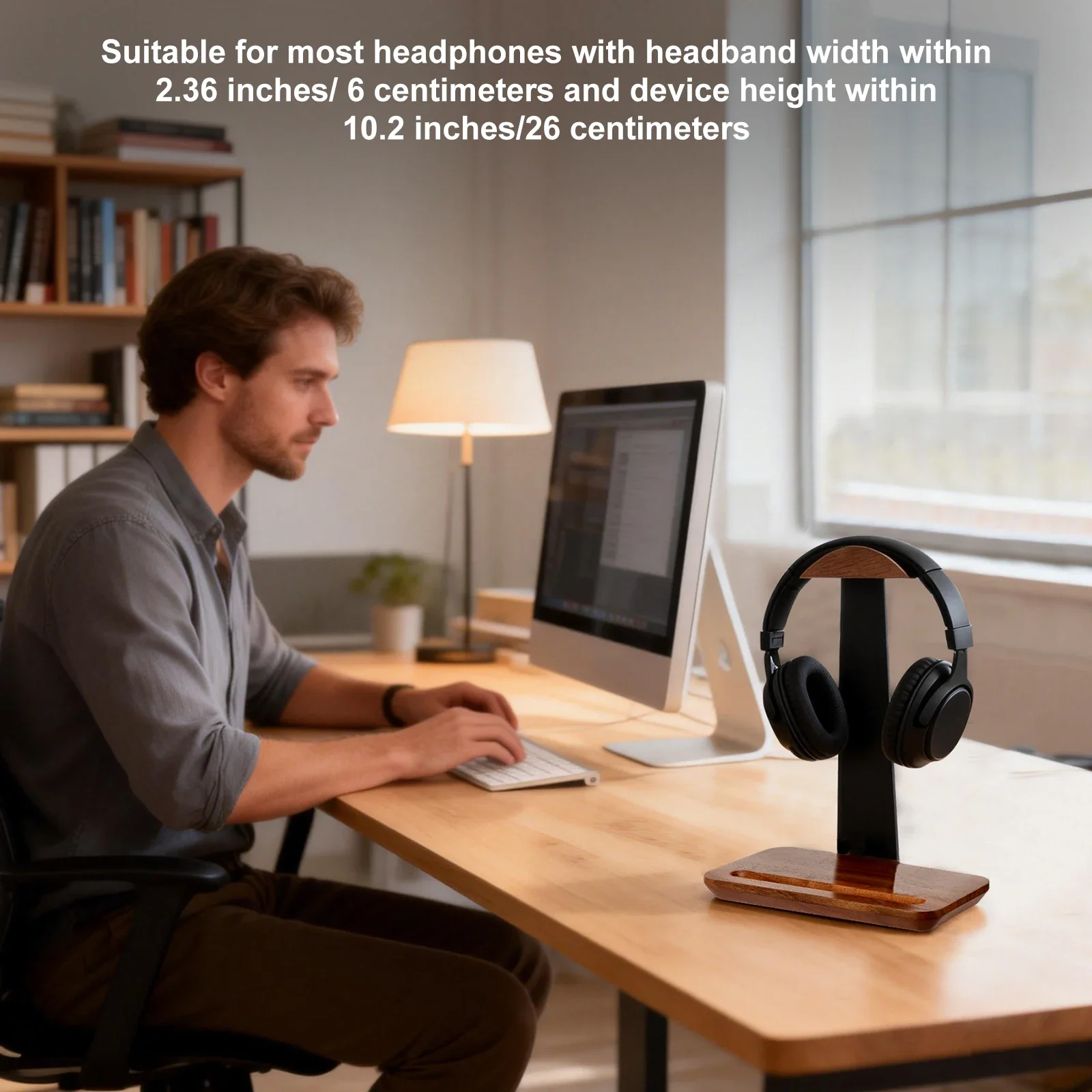 Universele houten hoofdtelefoo - Headset Stand recensie en prijs