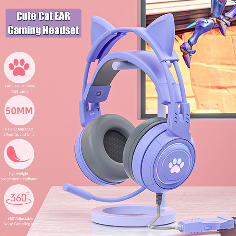 Schattige Cat Ear Gaming Kopte - Pc Gaming Y Monitor recensie en prijs