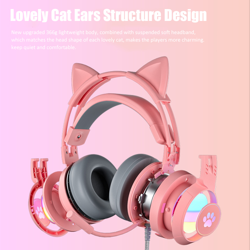 Schattige Cat Ear Gaming Kopte - Pc Gaming Y Monitor recensie en prijs